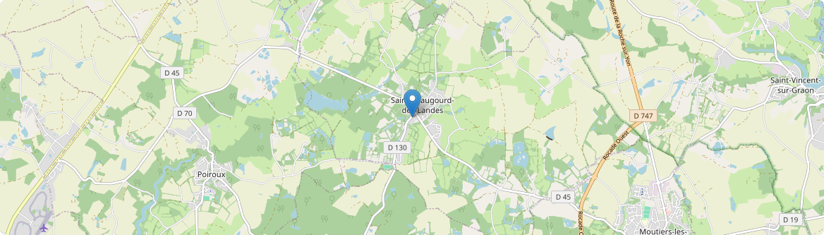 Saint-Avaugourd-des-Landes - Carte