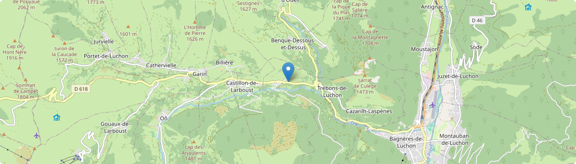Saint-Aventin - Carte