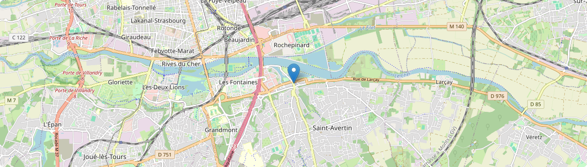 Saint-Avertin - Carte