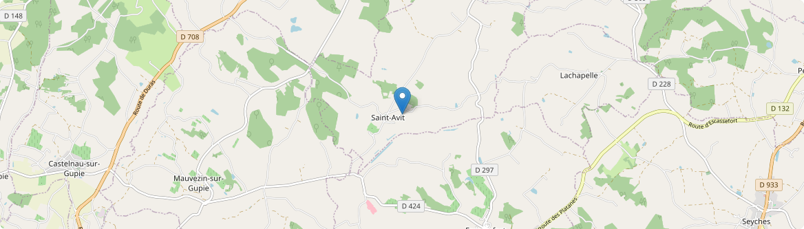 Saint-Avit - Carte