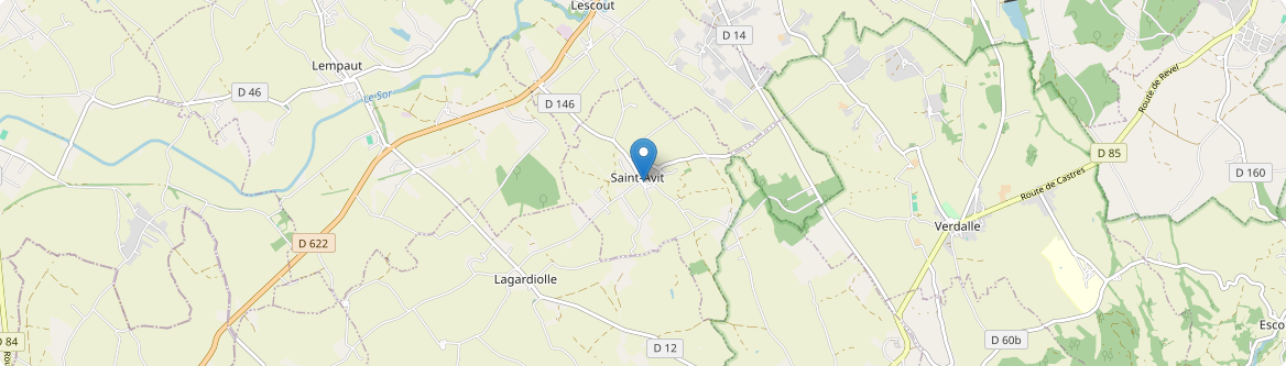 Saint-Avit - Carte