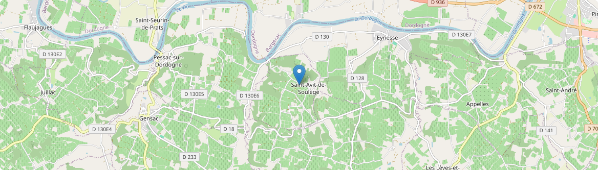 Saint-Avit-de-Soulège - Carte