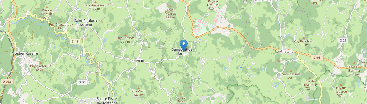 Saint-Avit-de-Tardes - Carte