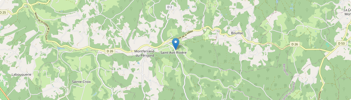 Saint-Avit-Rivière - Carte