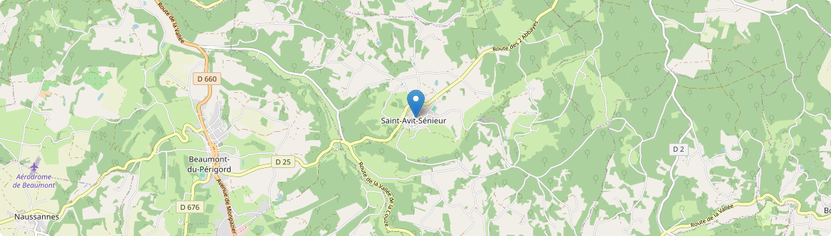 Saint-Avit-Sénieur - Carte
