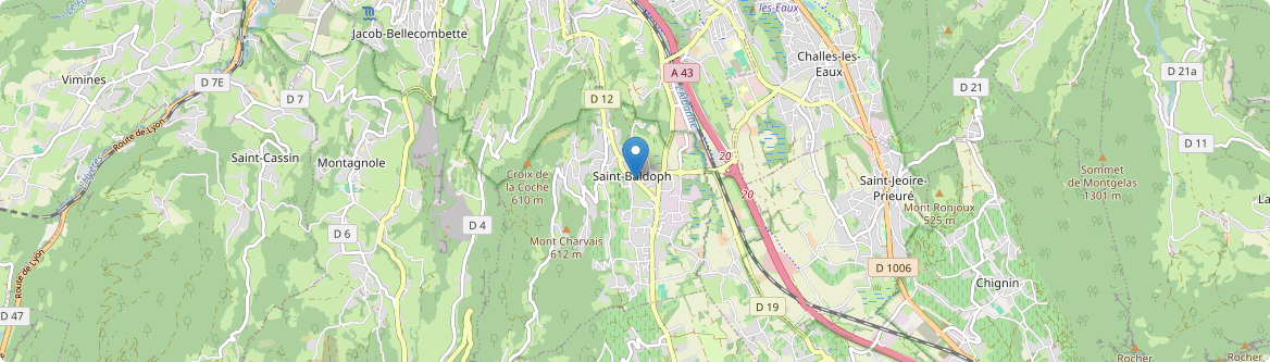 Saint-Baldoph - Carte