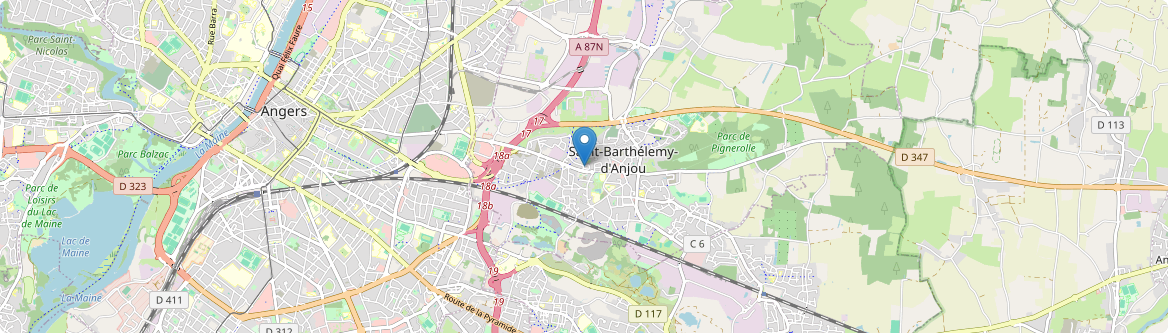 Saint-Barthélemy-d'Anjou - Carte