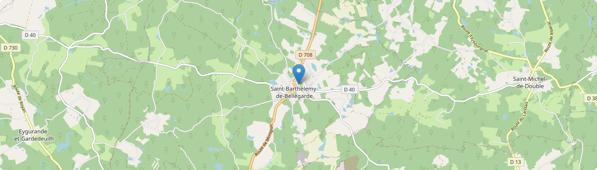 Saint-Barthélemy-de-Bellegarde - Carte