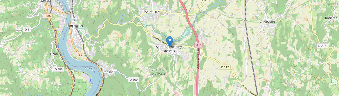 Saint-Barthélemy-de-Vals - Carte