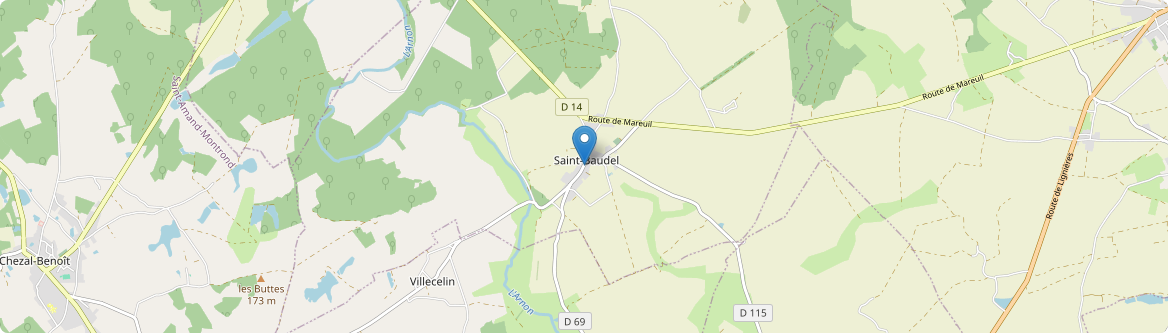 Saint-Baudel - Carte