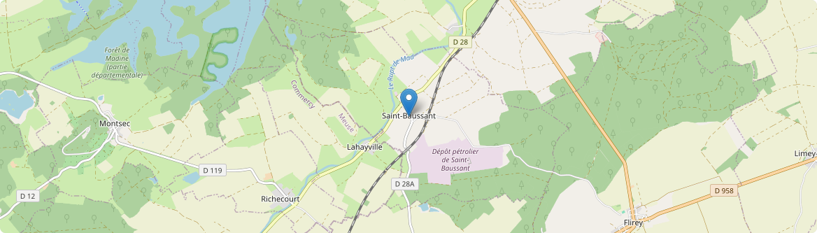 Saint-Baussant - Carte