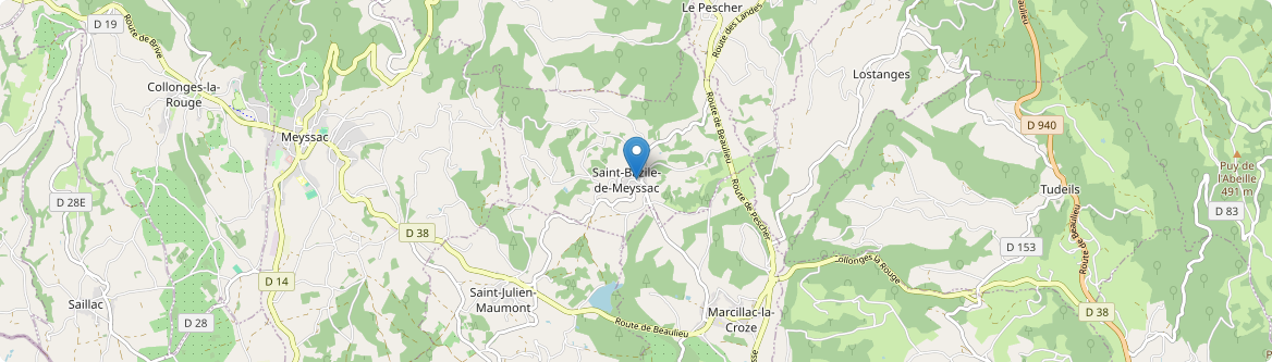 Saint-Bazile-de-Meyssac - Carte