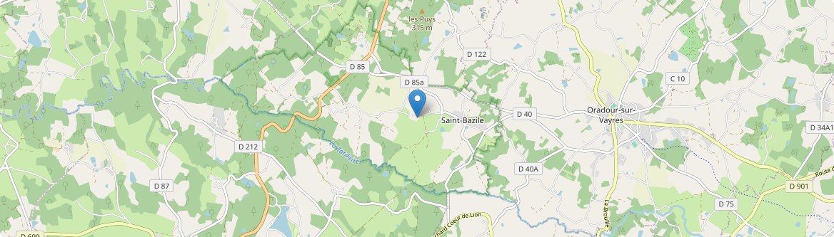 Saint-Bazile - Carte