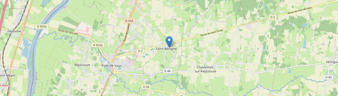 Saint-Bénigne - Carte