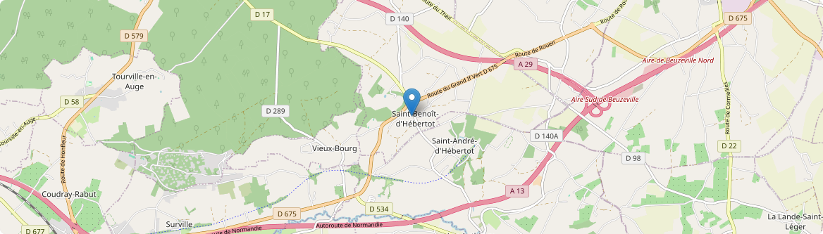 Saint-Benoît-d'Hébertot - Carte