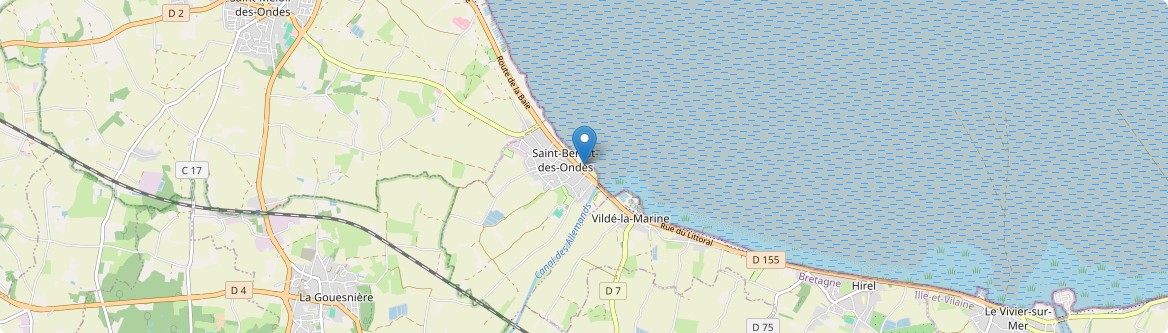 Saint-Benoît-des-Ondes - Carte