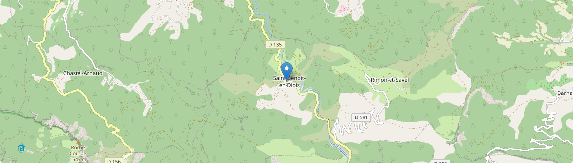 Saint-Benoit-en-Diois - Carte