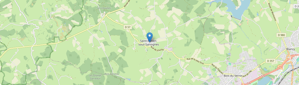Saint-Berain-sous-Sanvignes - Carte