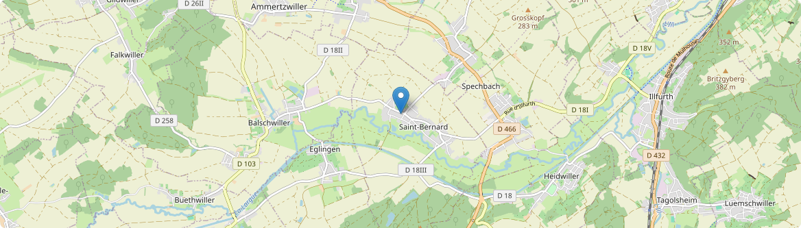 Saint-Bernard - Carte