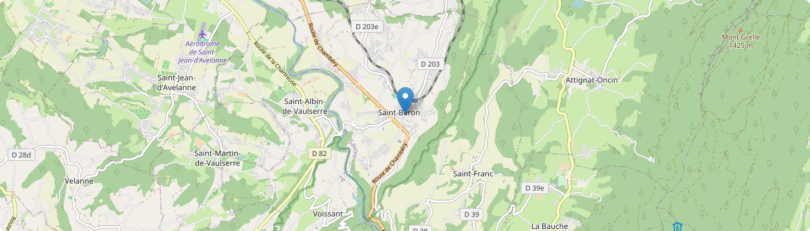 Saint-Béron - Carte