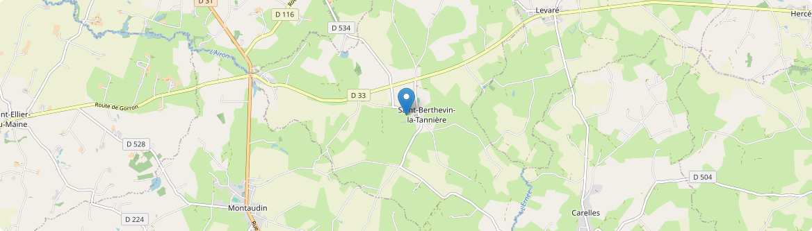 Saint-Berthevin-la-Tannière - Carte