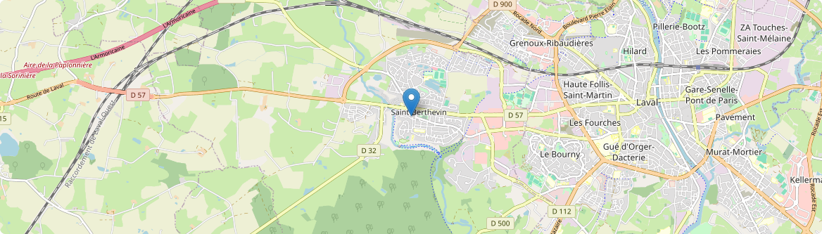 Saint-Berthevin - Carte