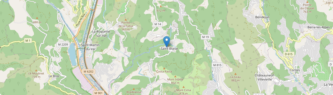Saint-Blaise - Carte
