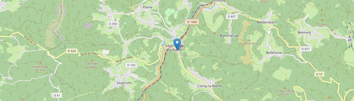 Saint-Blaise-la-Roche - Carte