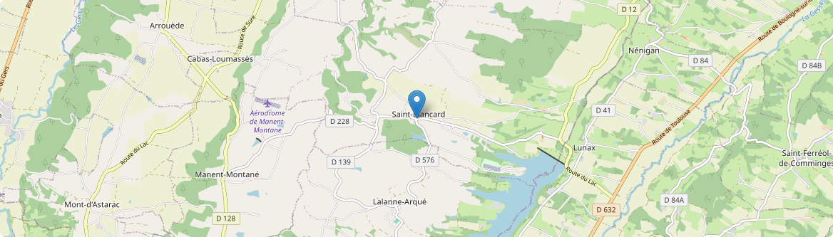 Saint-Blancard - Carte