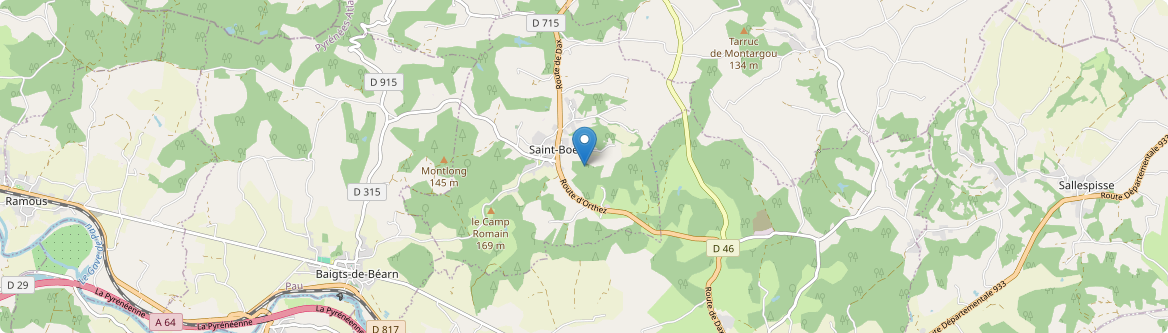 Saint-Boès - Carte