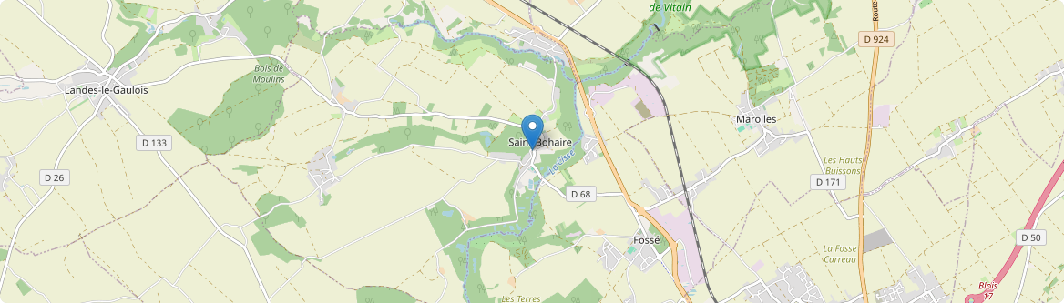 Saint-Bohaire - Carte