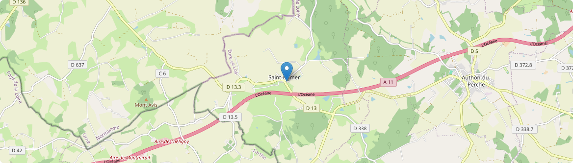 Saint-Bomer - Carte