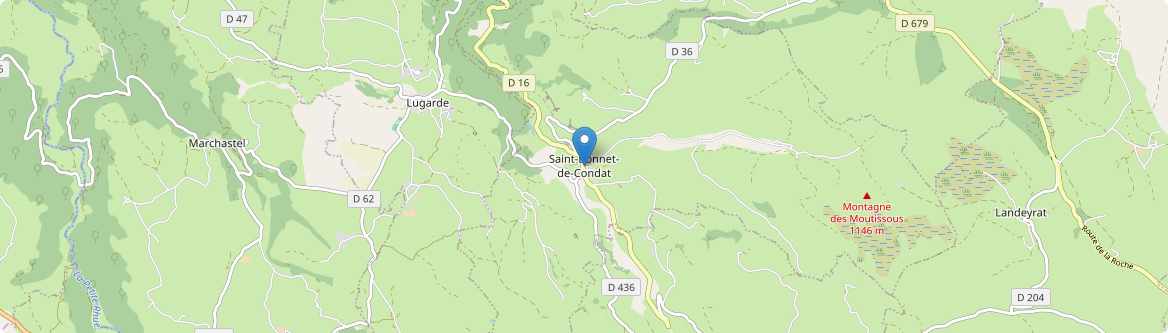 Saint-Bonnet-de-Condat - Carte