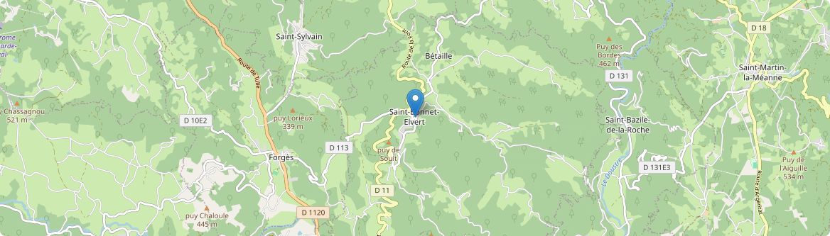 Saint-Bonnet-Elvert - Carte