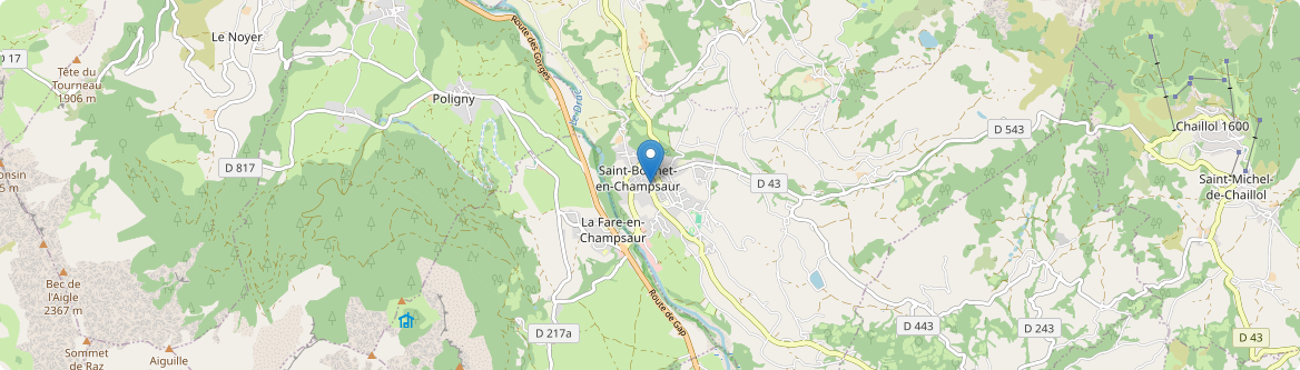 Saint-Bonnet-en-Champsaur - Carte