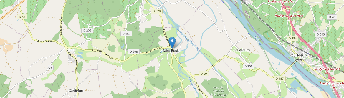 Saint-Bouize - Carte