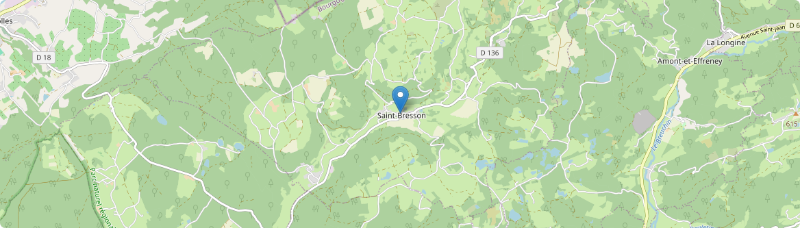 Saint-Bresson - Carte