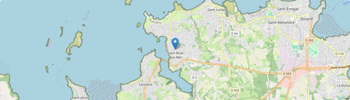Saint-Briac-sur-Mer - Carte
