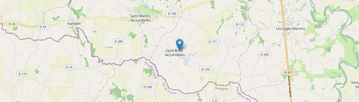 Saint-Brice-de-Landelles - Carte