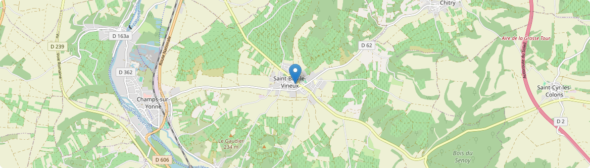 Saint-Bris-le-Vineux - Carte