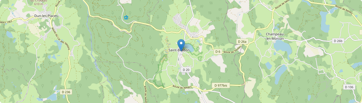 Saint-Brisson - Carte