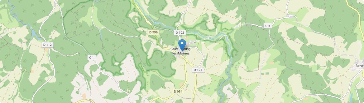 Saint-Broing-les-Moines - Carte