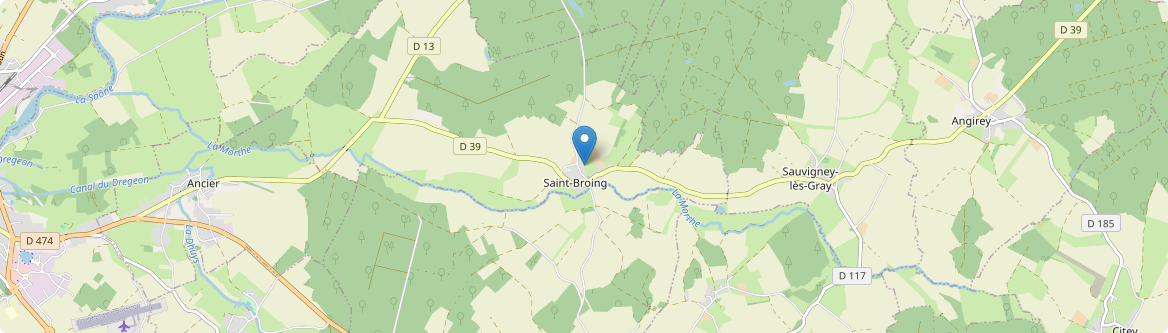 Saint-Broing - Carte
