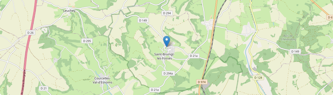 Saint-Broingt-les-Fosses - Carte