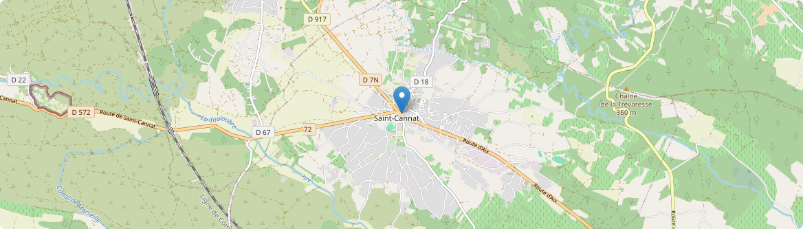 Saint-Cannat - Carte