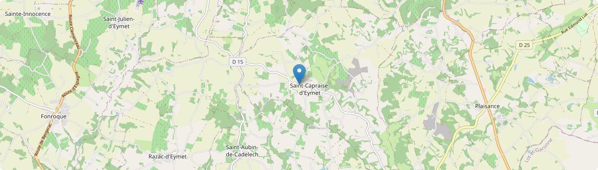 Saint-Capraise-d'Eymet - Carte