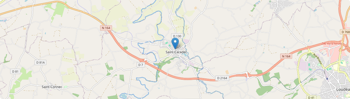 Saint-Caradec - Carte