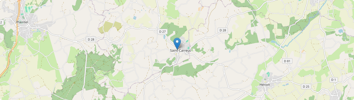 Saint-Carreuc - Carte