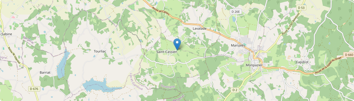 Saint-Cassien - Carte