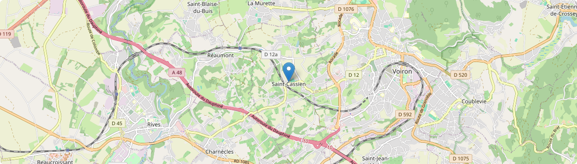 Saint-Cassien - Carte
